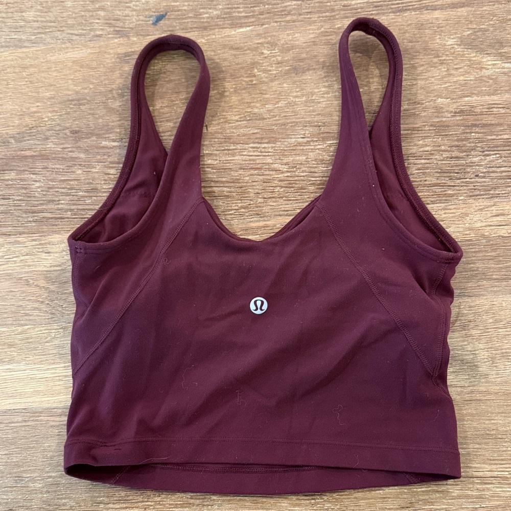 Lululemon Athletica Deep Red Sports Bra - Picture 3 of 3